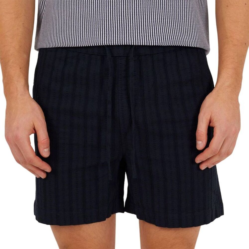 Brave Soul Mens Woven Elasticated Track Shorts / Navy
